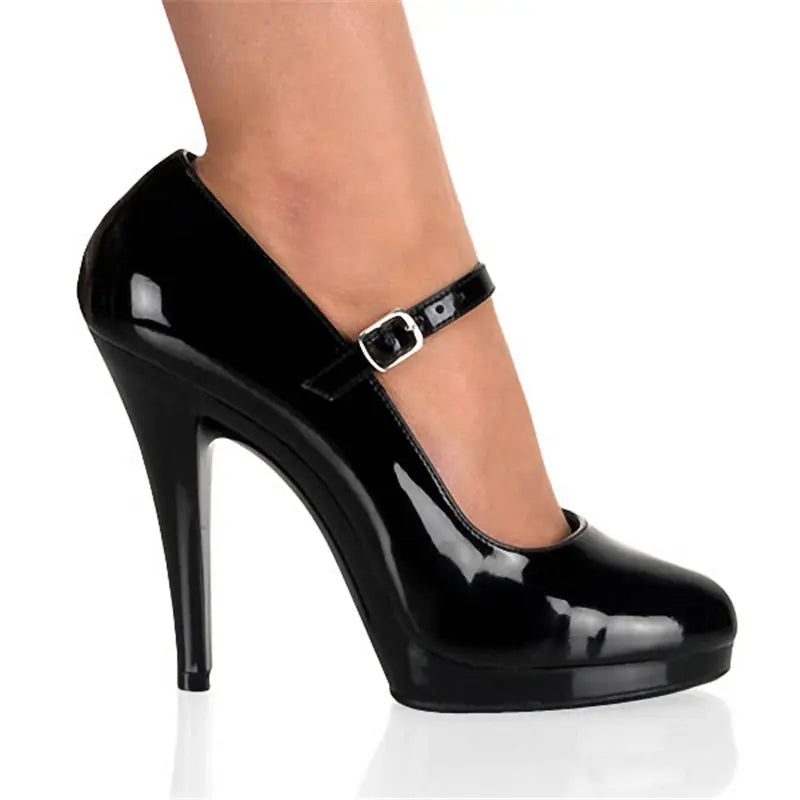 13cm Ultra-Sexy High Heel Patent Leather Shoes