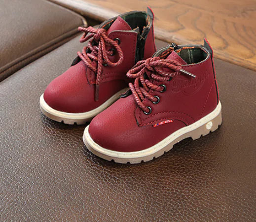 Children's Plush Short Martin Boots